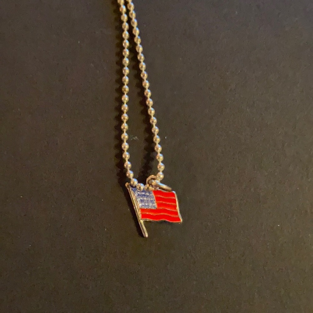 Costume Flag Necklace